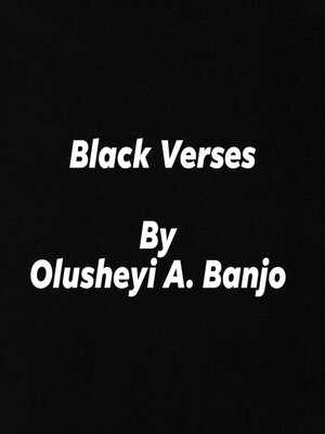 cover image of Black Verses